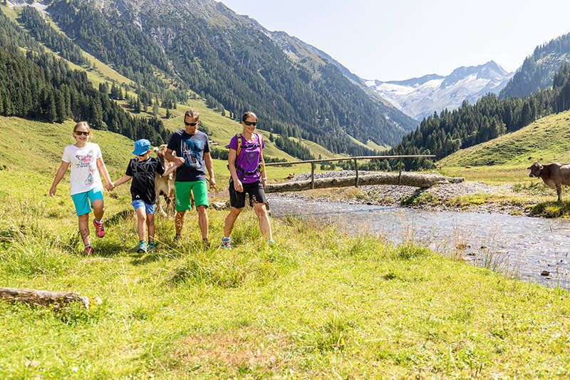 Hiking with the family Gerlos Zillertal Arena