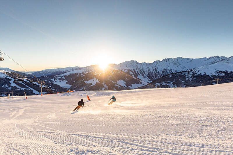 Skifahren in Gerlos im Winter